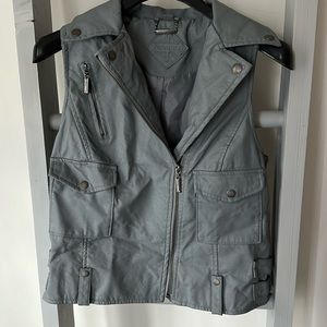 Vegan leather vest